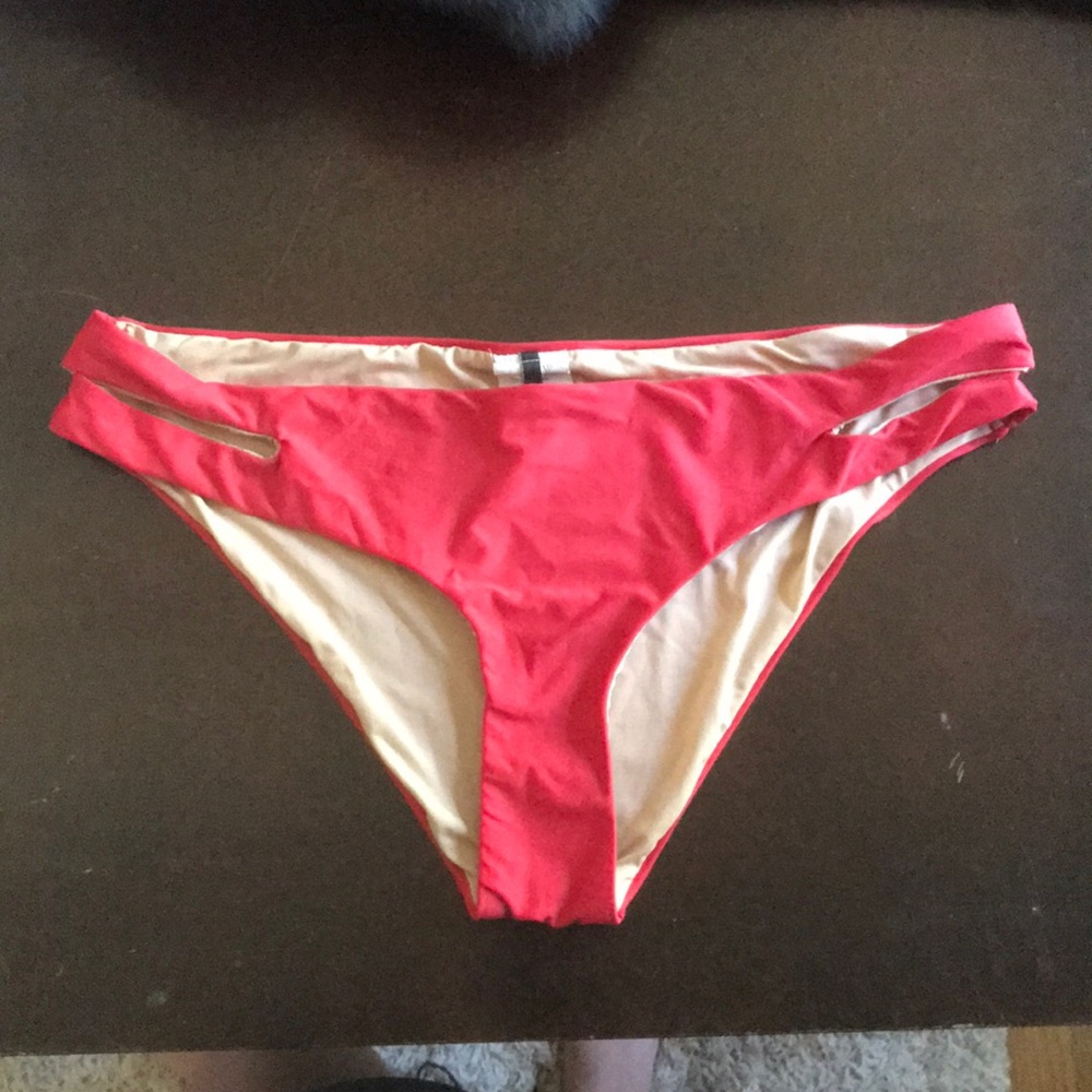J Crew Red Bikini Bottoms - Medium